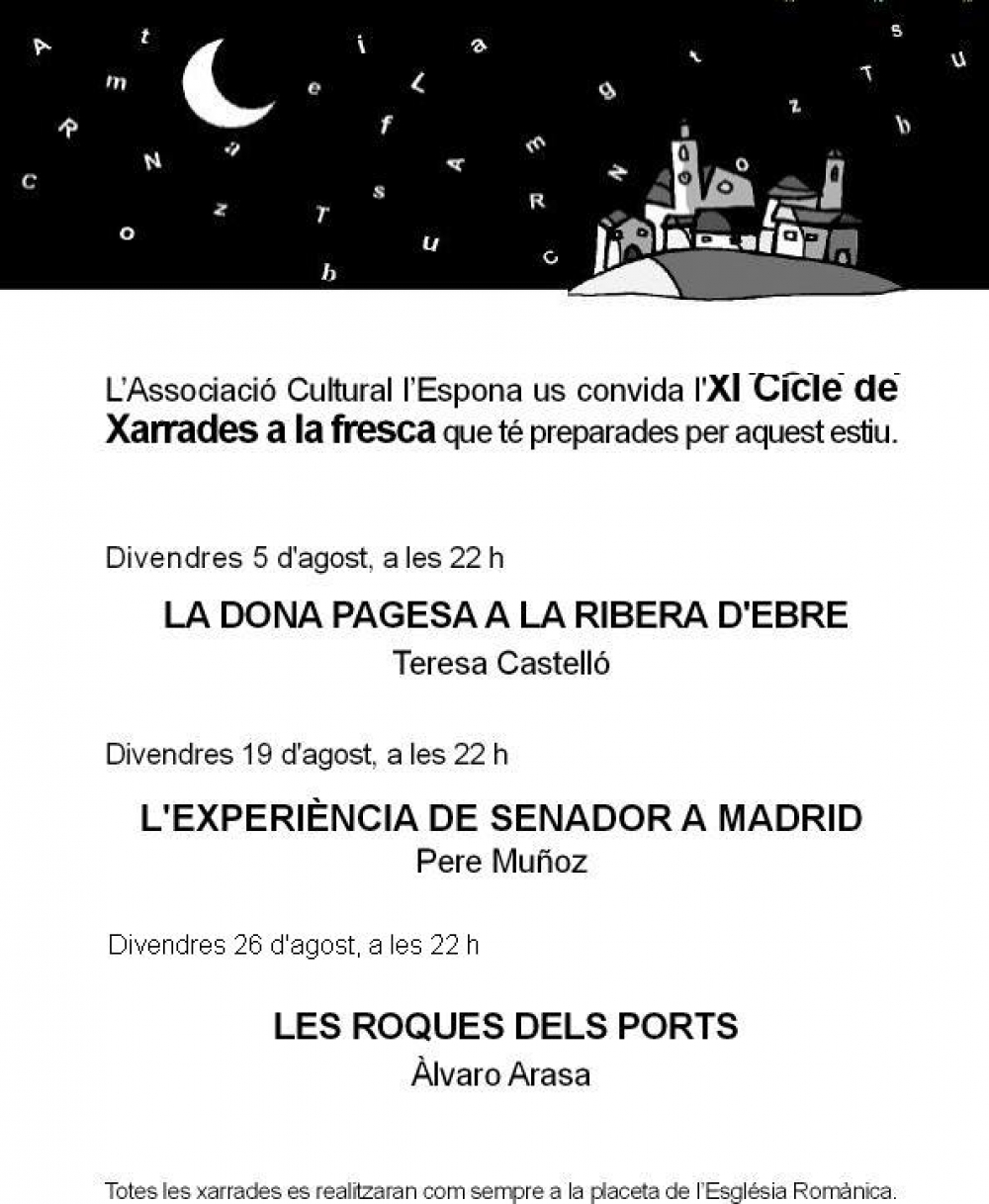 XI Cicle de xarrades a la fresca (2011)