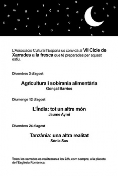 VII Cicle de xarrades a la fresca (2007)